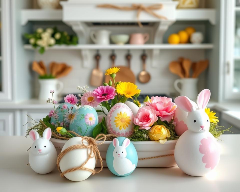 DIY Easter egg decor for kitchen