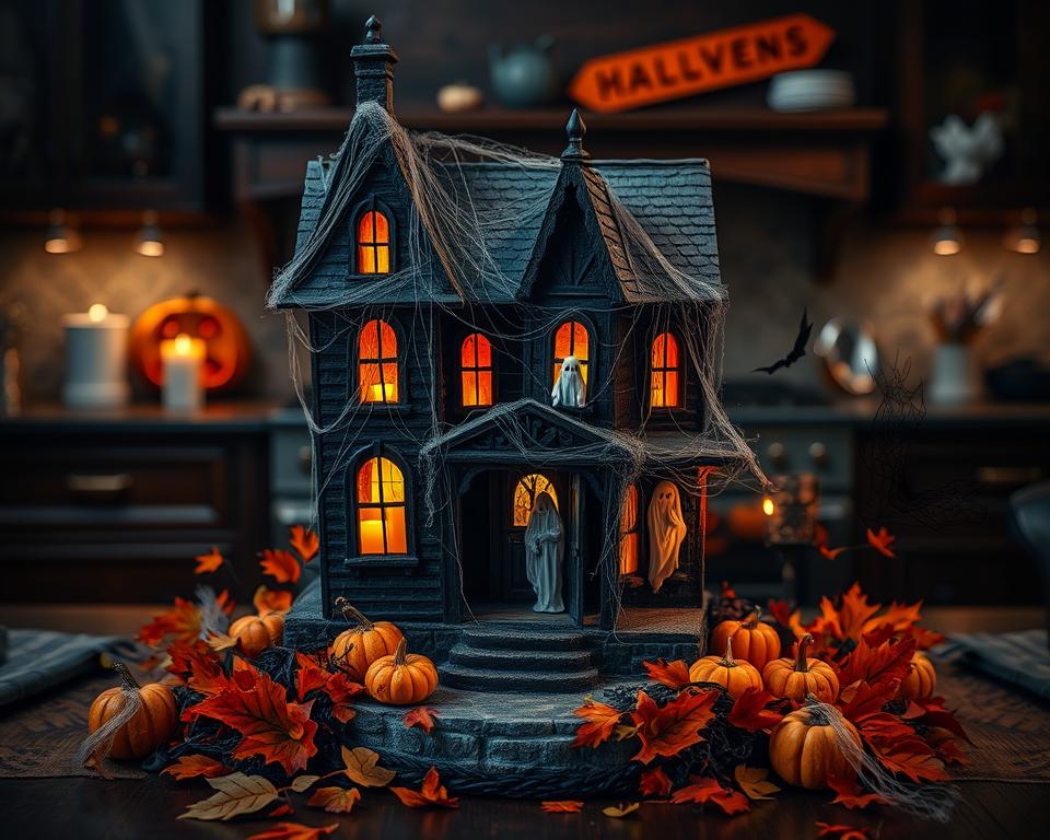 Haunted House Centerpiece