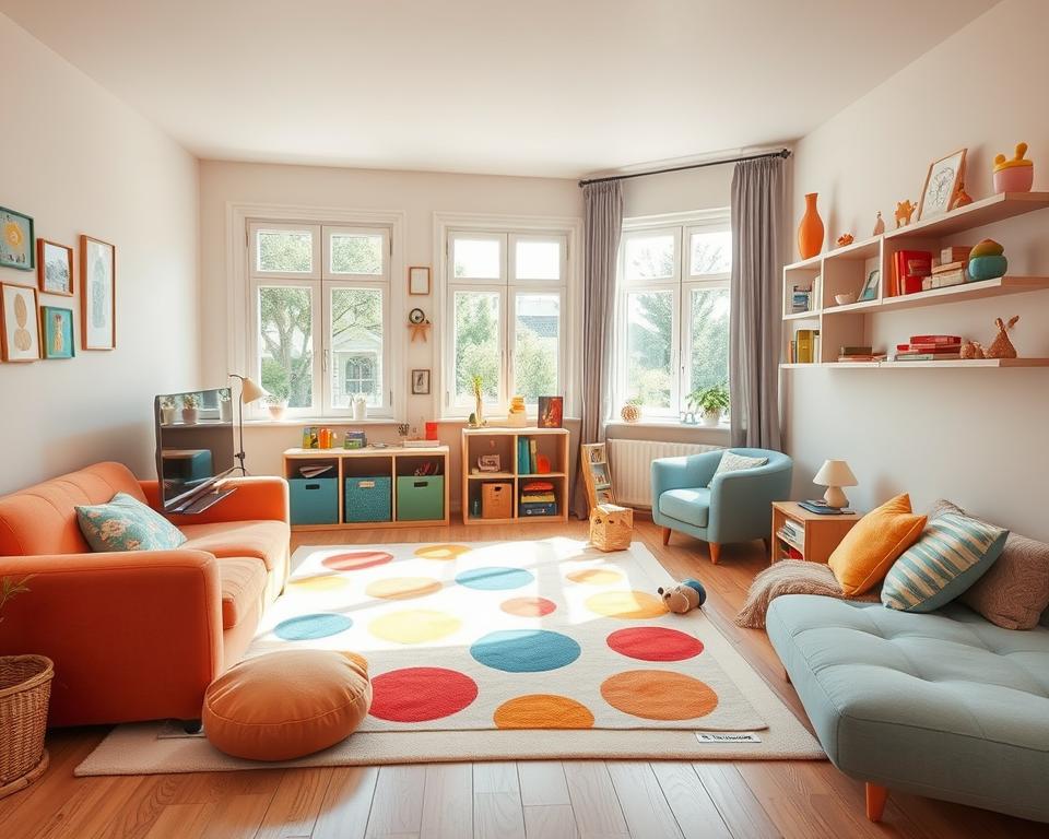 child-safe living room design