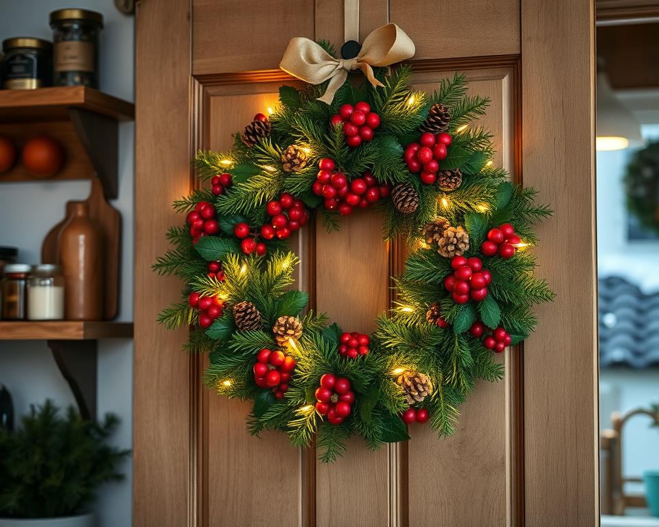 christmas kitchen wreath