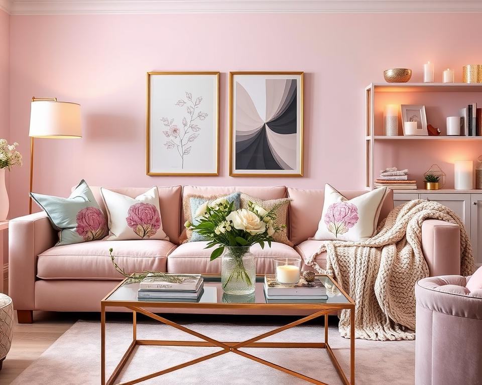 girly living room accessories