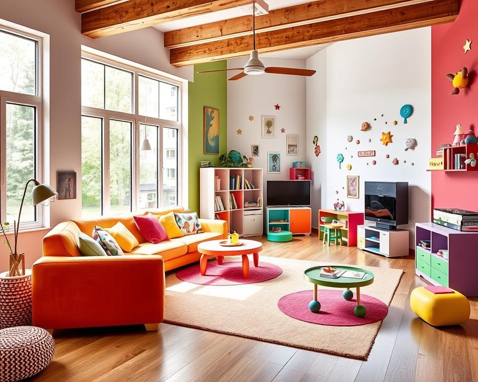 kid-friendly living room design