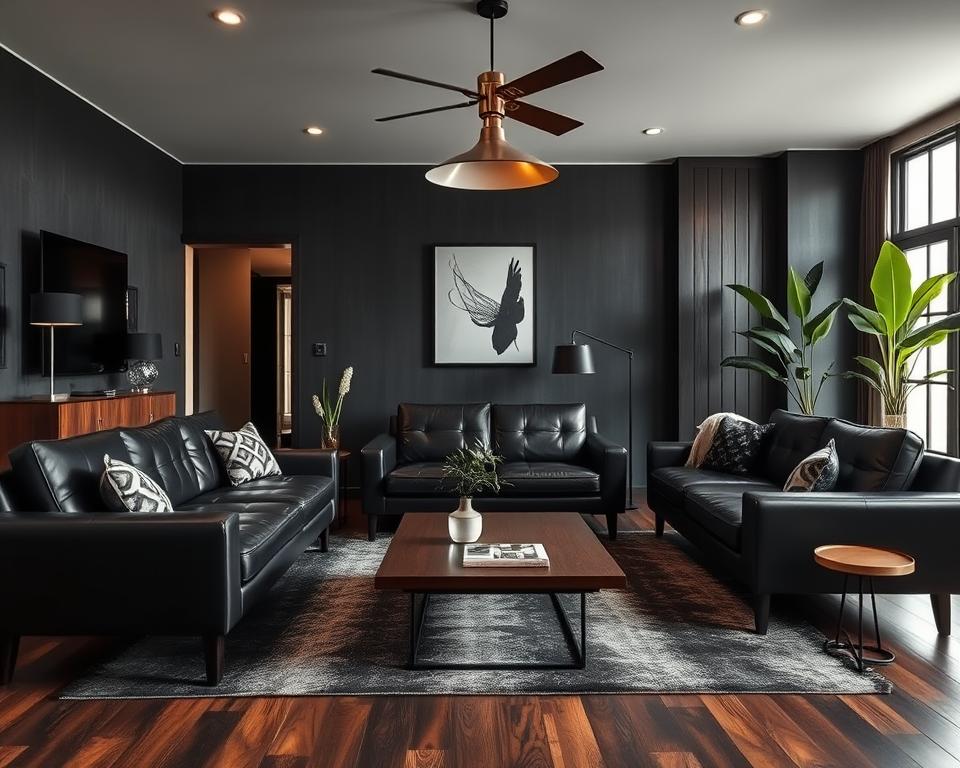 masculine living room design