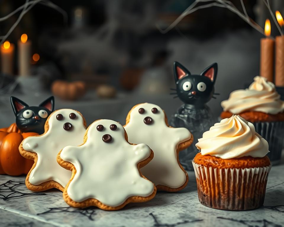 spooky baked goods