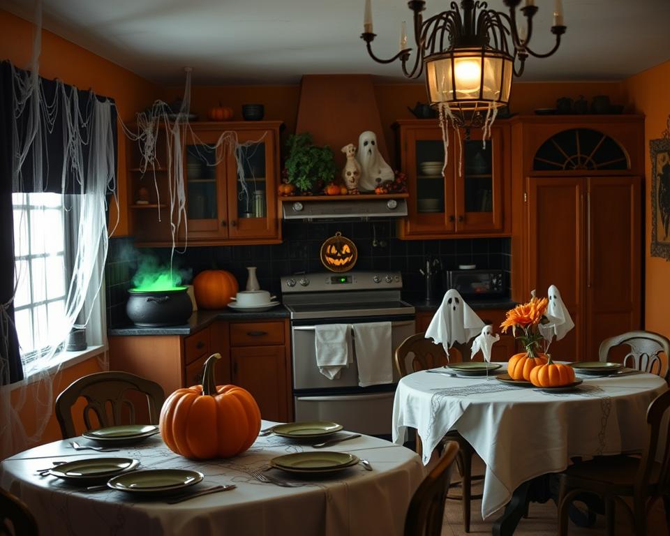 spooky kitchen decor