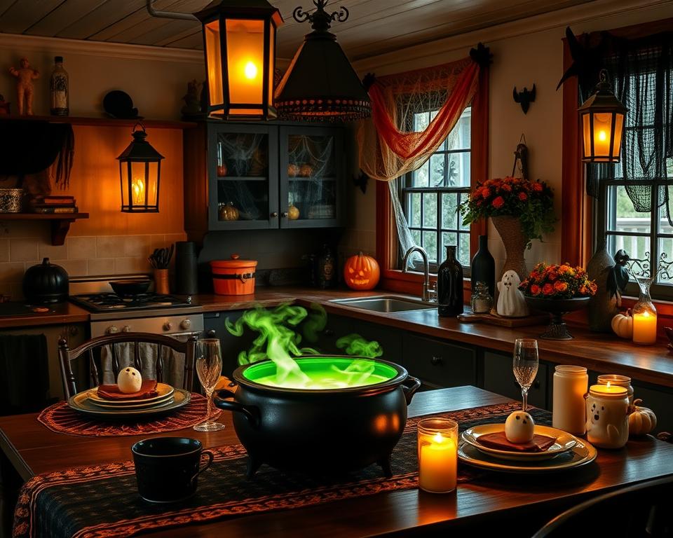 spooky kitchen decor