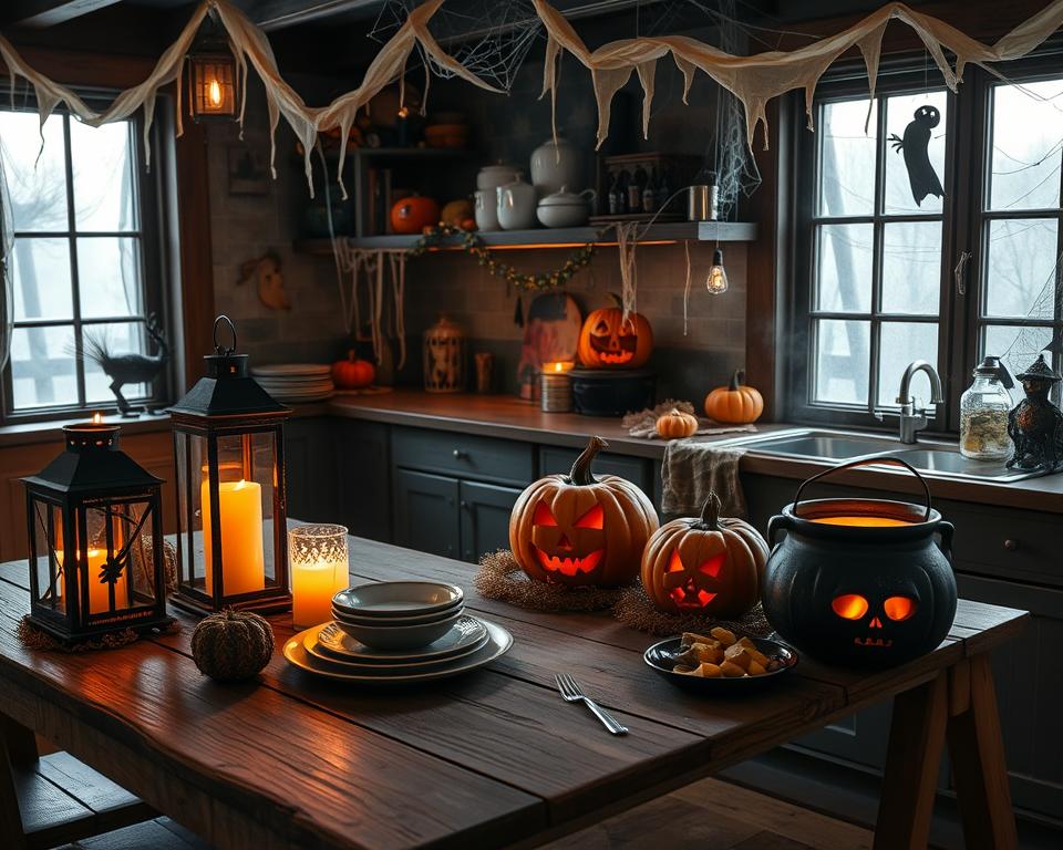 spooky kitchen displays