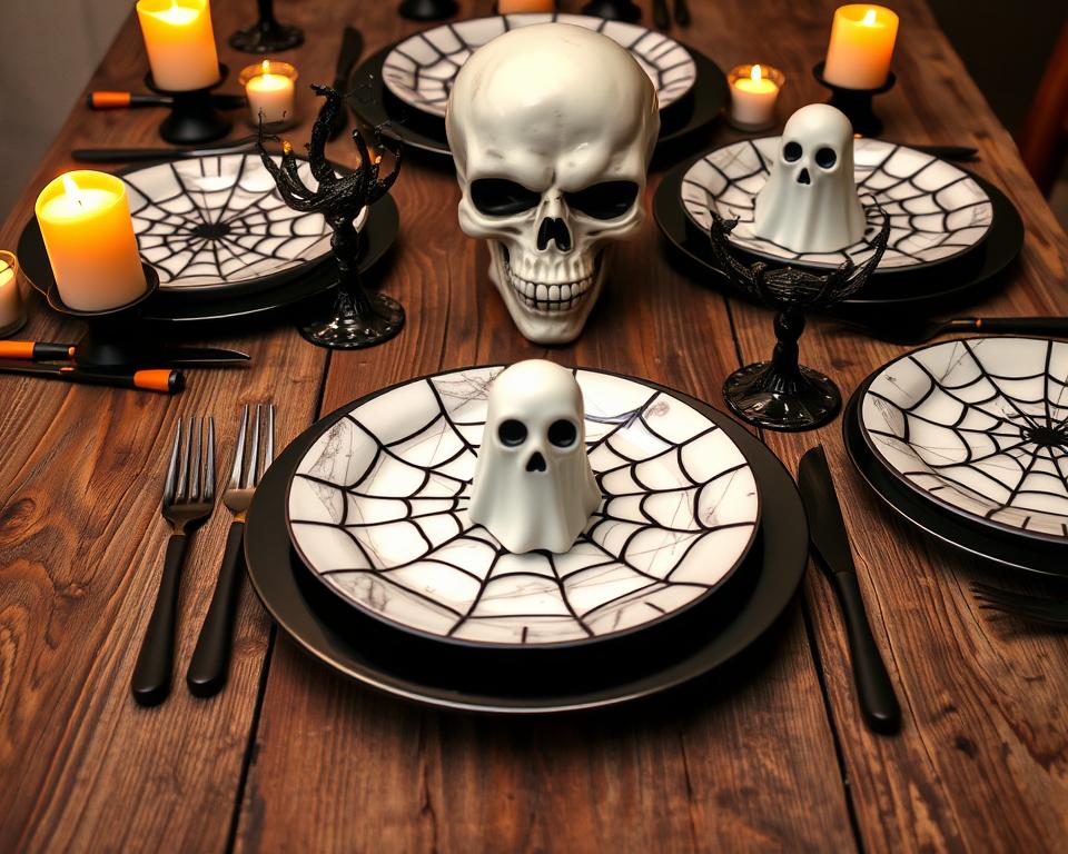 spooky tableware